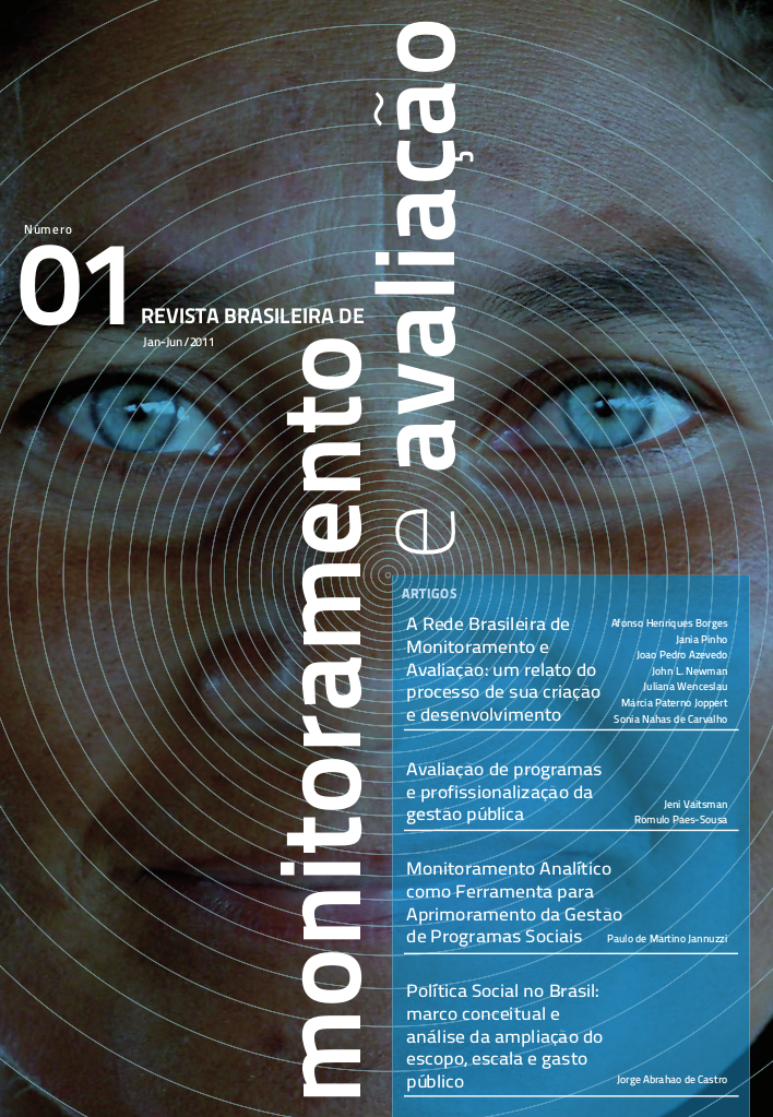 Revista Brasileira de Monitoramento e Avaliação – 1º Edição